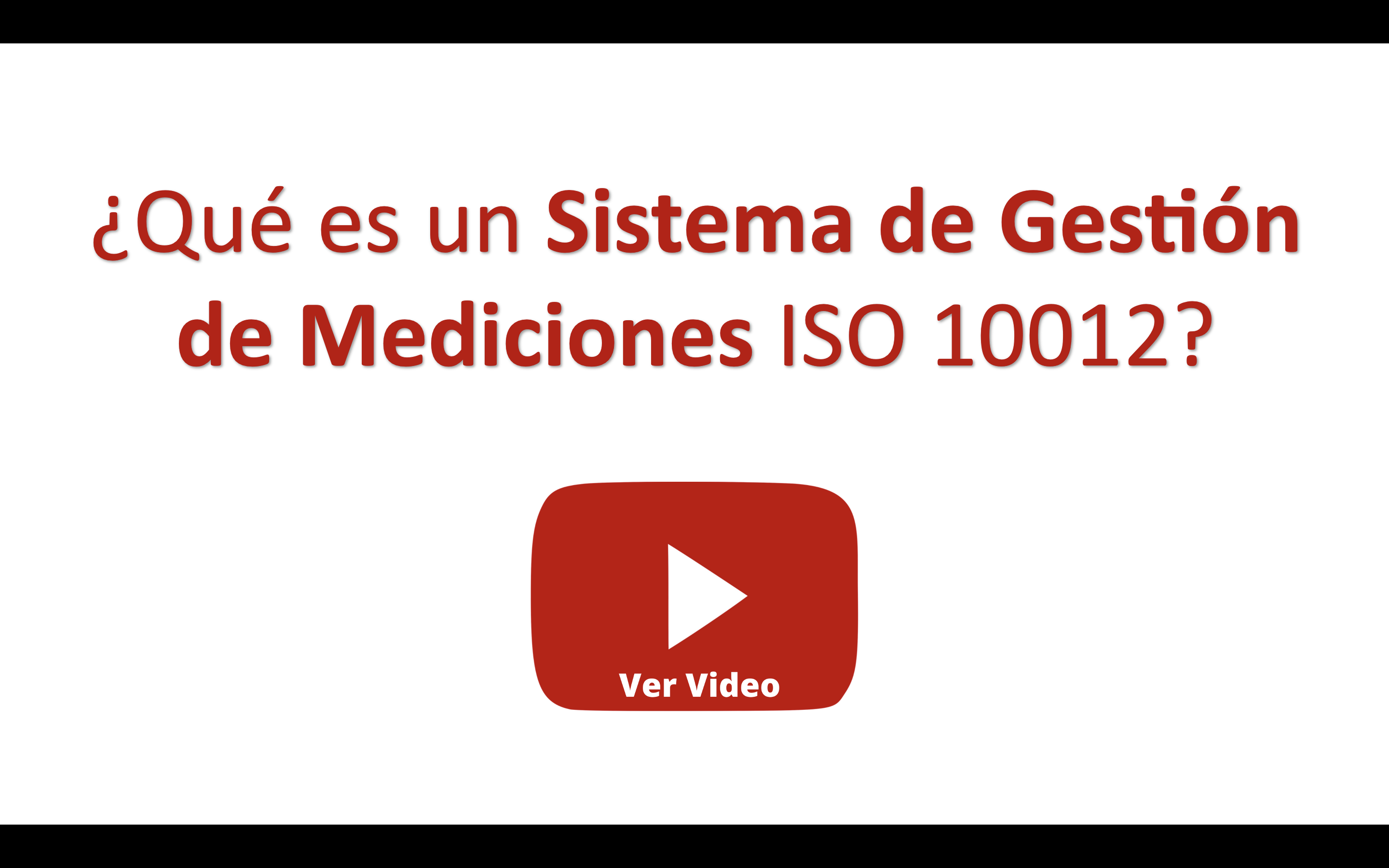 Que es un sistema de gestión de mediciones