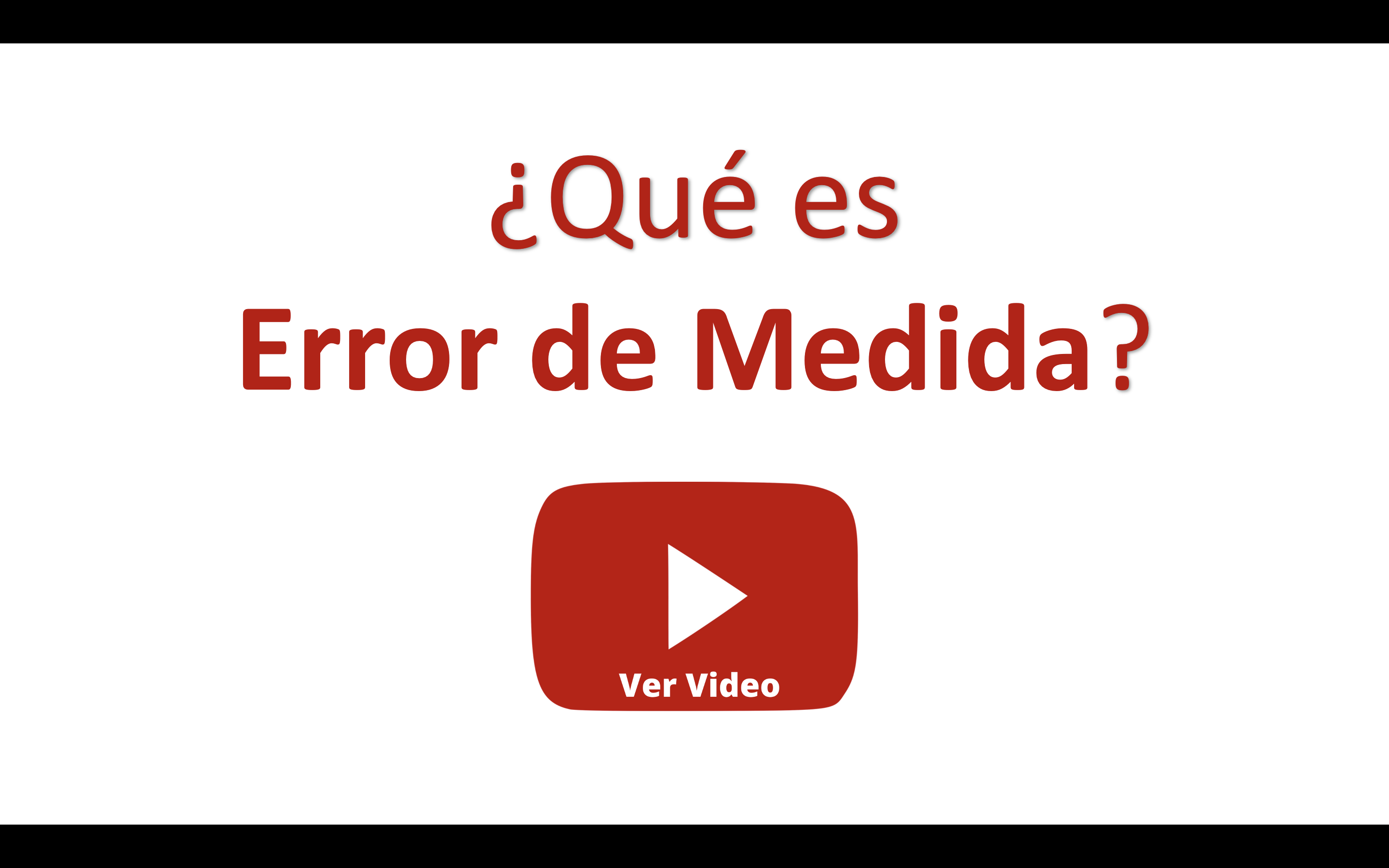 Qué es error