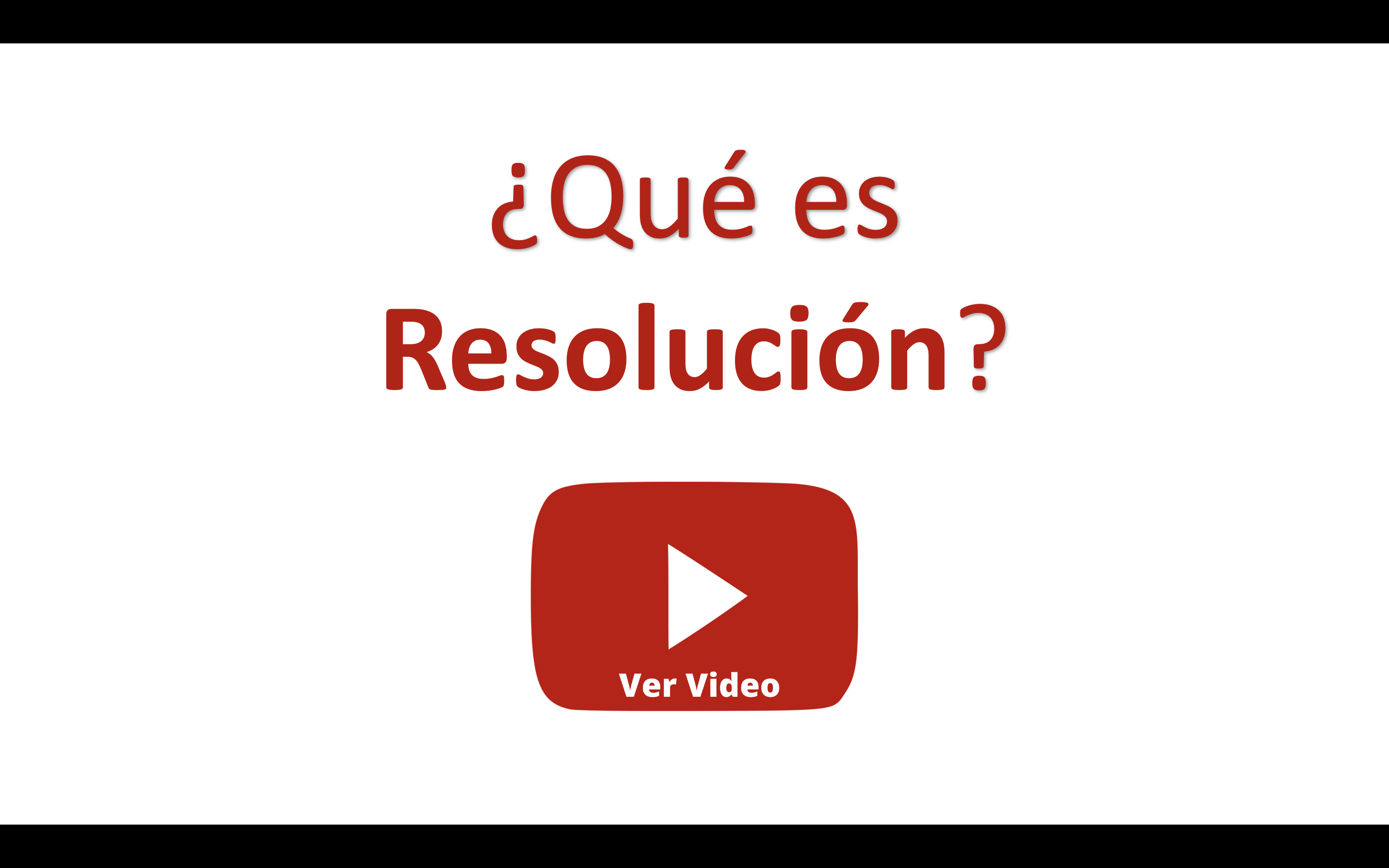 Resolución